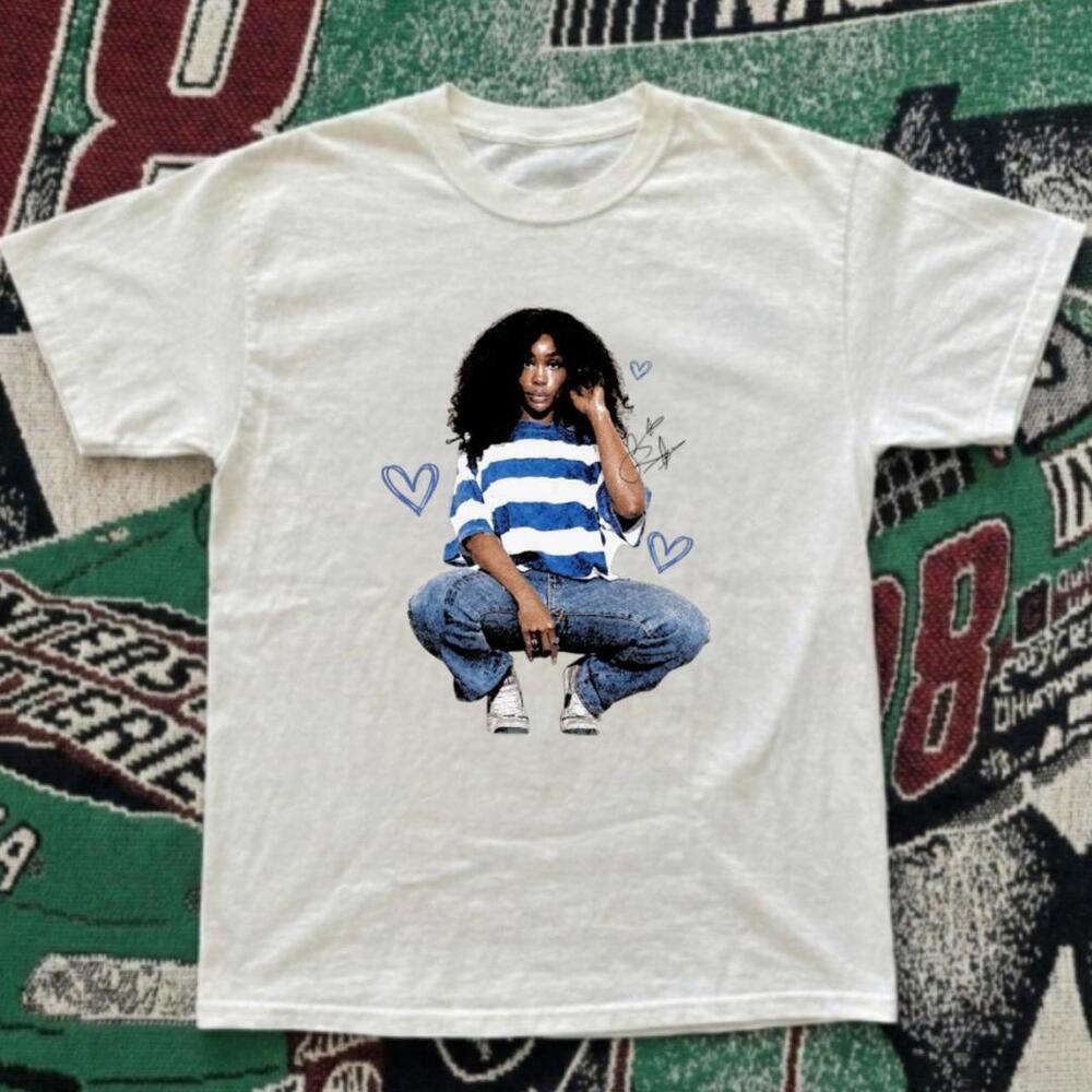 Gildan White T-Shirt, White Graphic Tee